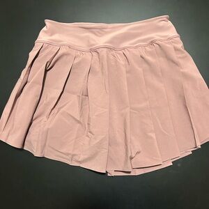 Pink Pleated Athletic Skort